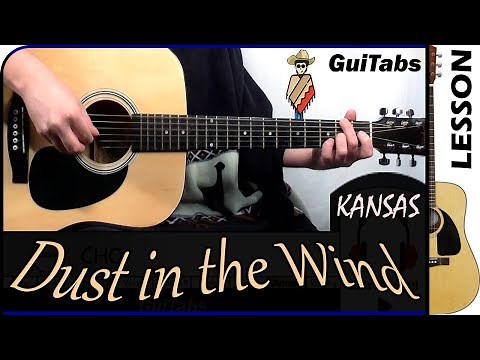 How to play DUST IN THE WIND 🎻 - Kansas / Guitar Lesson 🎸 / GuiTabs N°171 A