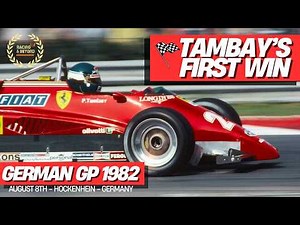 Formula 1 1982 German GP | Didier Pironi Accident and Ferrari's Bittersweet Win | Full Race