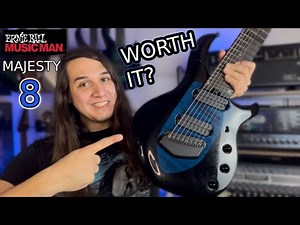 BEST 8 String Guitar?! - Ernie Ball Music Man Majesty 8 || HONEST Review/Demo