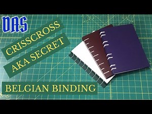 Crisscross Binding Anne Goy Variation aka Secret Belgian Binding No. 3 // Adventures in Bookbinding