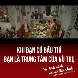 1.4M views · 10K reactions | Lúc có bầu thì hãy cứ tận hưởng cảm giác làm bà hoàng đi chị êi ------------------------- Gia đình mình vui bất thình lình | vtvgo.vn/vod_channel/1044 Phim Gia đình mình vui bất thình lình phát sóng vào 21h40 thứ 5,6 hàng tuần trên kênh VTV3 và ứng dụng VTVGo #Giadinhminhvuibatthinhlinh | VTVGo | Facebook