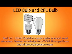 CFL and LED bulb