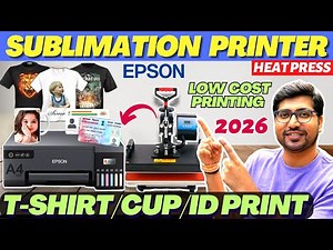 Best SUBLIMATION PRINTER 2026🔥Best Printer for Sublimation Printing for T-shirts