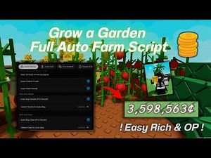 [NEW🐰] Grow a Garden New Auto Farm Script Hack Overnight Grind OP ASF *No Key*