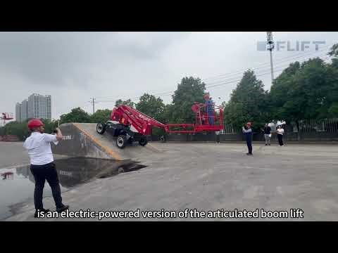 ​​Battery Articulated Boom Lift 45° Slope Test​