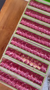 20K views · 322 reactions | Did you know that the stunning pink-maroon color in our soaps comes naturally from rhubarb?  This vibrant hue is all thanks to the plant’s roots, creating beautiful, earthy tones without any synthetic dyes. We love how nature provides the most gorgeous shades!  . . . #naturalsoap #naturalcolors #naturalingredients #sustainableliving #ecofriendly #organicbeauty #NaturalBeauty #RhubarbColor #AllNaturalSoap #EarthyHues #Skincare | Ashley Marie Soap | Facebook