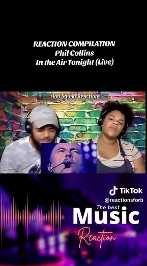 Phil Collins Live Reaction Compilation for 'In the Air Tonight'