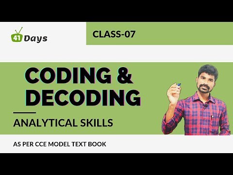 Coding and Decoding || Analytical Skills || Class-07 || Life Skill Course