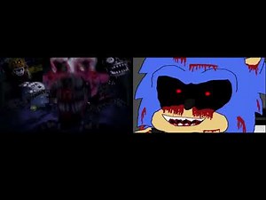 FNAF 4 and FNAS Sparta Remix Parison