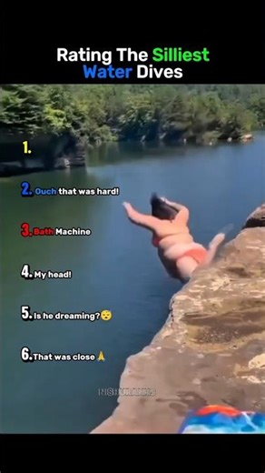 Ranking Funniest Water Diving Moment🌊