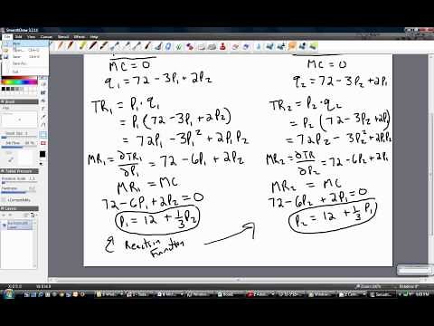 Oligopoly: Bertrand Competition with Differentiated Goods