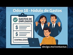 Odoo 18 - Módulo de Gastos - Gestión de gastos de empleados