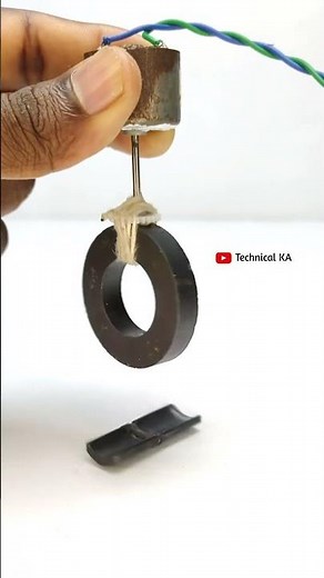 This Magnet Spins Without Touching | DC Motor Experiment