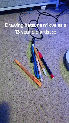 Creating a Hatsune Miku Drawing: Young Artist Journey