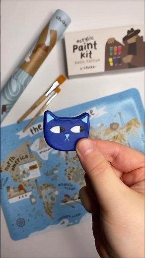 How to make your own badges! 🥰an easy and simple slab diy idea💡 #clay #diypottery #craftinspo