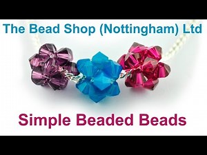 Learn how to make Simple SWAROVSKI Beaded Beads