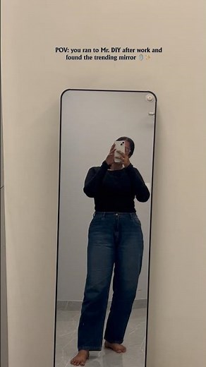 Full length mirror under 1000/- Mr.Diy standing mirror