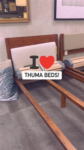 Thuma beds anyone? We have the Classic in queen & Twin sizes, some with the headboard pillow. These beds are stylish environmentally conscious, and easy to set up! Come check them out! Refined Consign and Design. #Thuma #LuxuryConsignment #upscaleconsignment #highlandsranch #centennialcolorado | Refined Consign and Design