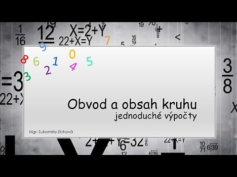 Obvod a obsah kruhu - jednoduché výpočty