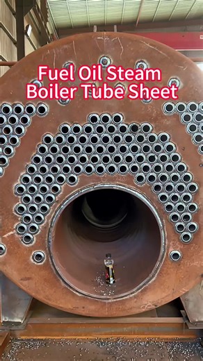 Precision Tube Sheets for Fuel Oil Steam Boilers