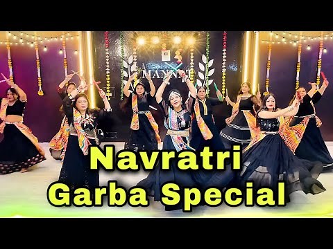 Navratri, Garba, Special | Dandiya Dance | Latest video 2025 | choreography by Mannat dance Academy