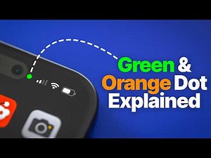 What the Green & Orange Dot Mean on iPhone (Privacy Explained)