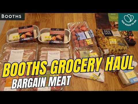 Booths Too Good To Go Haul UK – 2 Meat & Fish Bags + 2 Chilled Food Bags | Grocery Bargain Review