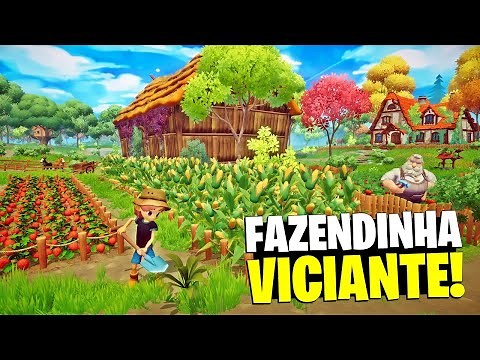 VIDA NA FAZENDA! | JOGUEI O NOVO JOGO DE FAZENDINHA VICIANTE! | Everdream Valley