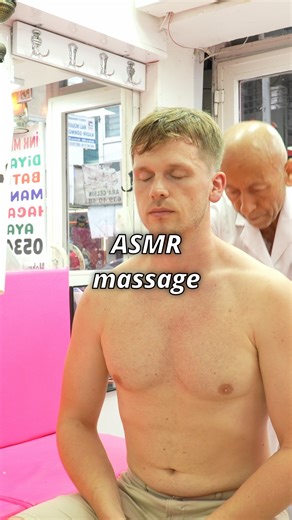 45K views · 500 reactions | Turkish Pink Barber Stretching massage ASMR #massage | Kev's Massage Haircuts | Facebook