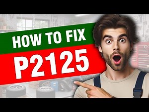 P2125 Throttle/Pedal Position Sensor/Switch "E" Circuit 🟢 Trouble Code Symptoms Causes Solutions