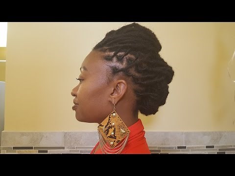 Requested Loc Style Tutorial: Short To Medium Locs