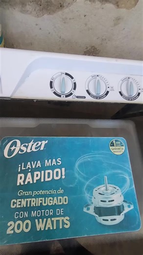 Así uso la lavadora marca Oster de 13 kilos lava más rápido lavadora de doblé tina #lavando #lavandoroupas #ropa #lavanderia
