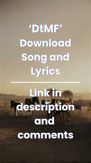 DtMF by Bad Bunny (Download and Lyrics) #shorts