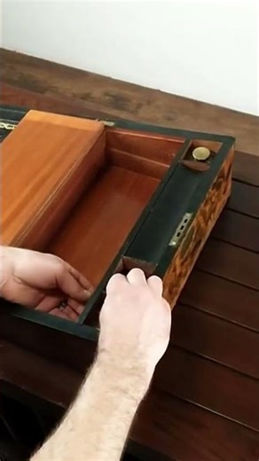 Original "Laptop" has Hidden Compartments #victorian #french #desk #antiquefurniture