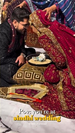 Sindhi Wedding Rituals ❤️😭#SindhiWedding #WeddingSeason #ExplorePage #Karach