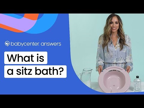 What is a sitz bath?