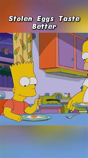Stolen Eggs Taste Better #thesimpsons