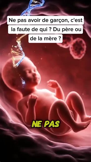 Ne pas avoir de garçon, c'est la faute de qui ? Du père ou de la mère ? #newborn #bebestiktoks #bebe #tipsbebe #bebes #pregnant #baby