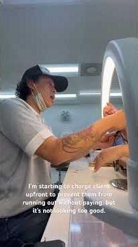 This client is giving me such a hard time for asking for money upfront. #nails #nailtech