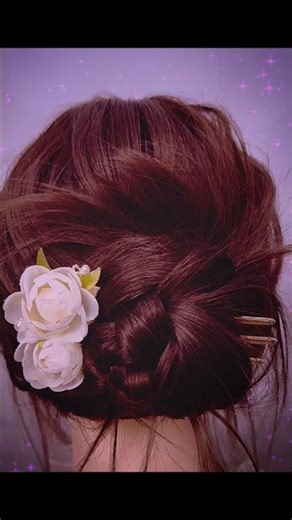 Soft Wedding / Party Updo Hairstyle#viral #shorts #onemillion