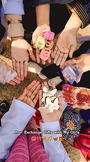 Gift Exchange Moments with Best Friends