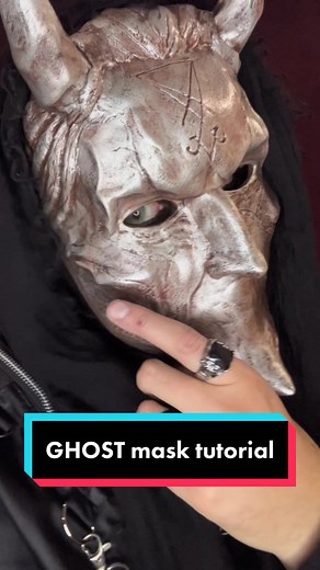 Handmade Ghost Mask Tutorial with Epoxy - Gothic Style