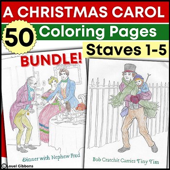 A Christmas Carol Coloring Pages Christmas Coloring Sheets by Charles Dickens