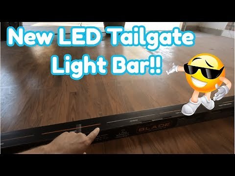 Installing NEW LED Tailgate Light Bar on Silverado - Putco Blade