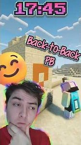 [17:45] Back to Back PB 😎😊| MCSR #minecraft #mcsr #speedrun #pb #mc