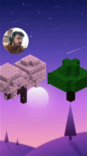 Tree Vs Tree In Minecraft #shorts #minecraft #trend