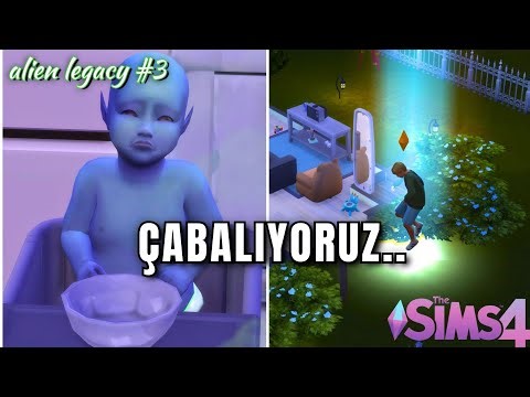 Bir Şeyler Ters Gidiyor... 👽🏠 | The Sims 4 Alien Legacy #3