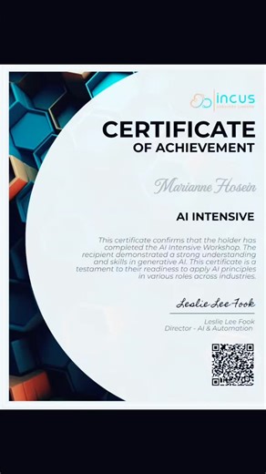 I recently had the incredible opportunity to attend the Incus AI...