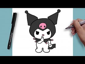 How To Draw KUROMI Easy Step-by-step | Sanrio