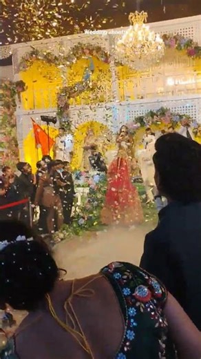 Dream Wedding Entry❤️Bride & Groom Magic✨#viral wedding #wedding #entry #groom # shorts #shaadi